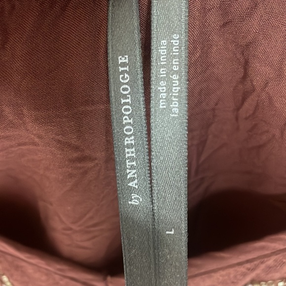 Anthropologie Beaded Rusty Brown A-Line Tank . NEW w/out tags . Never worn . - Picture 3 of 7
